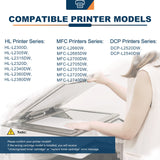 ANKINK compatible Brother TN-660 630 Black High Yield Toner Cartridge, 2 PACK