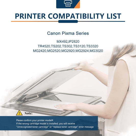 ANKINK compatible Canon PG-243XL CL-244XL Black Color Combo Ink Cartridges, 2 PACK