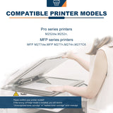 ANKINK compatible HP 201X 201A Black Color Combo Toner Cartridges, 4 PACK