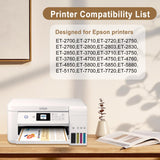 ANKINK compatible Epson 502 522 Black Color Combo Sublimation Ink, 4 PACK