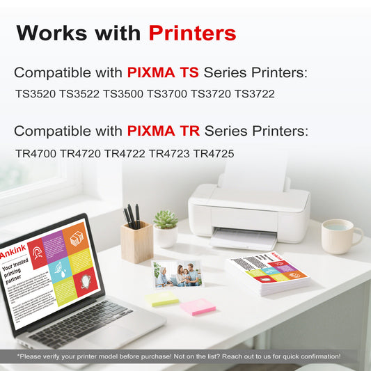 ANKINK Compatible Canon 275XL 276XL Black Color Combo Pack Ink Cartridges 3 PACK