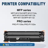 ANKINK compatible HP 85A Black Toner Cartridges, 4 PACK