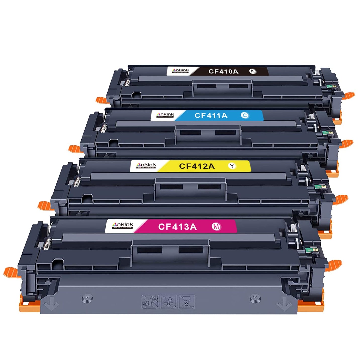 ANKINK compatible HP 410A High Yield Toner Cartridges, 4 PACK