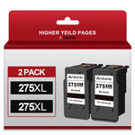 ANKINK compatible Canon PG-275 XL Black  Ink Cartridges, 2 PACK