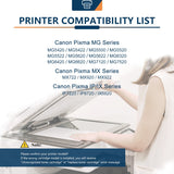 Ankink PGi-250XL CLi-251XL Compatible Ink Cartridge Replacement for 250 251 XL pgi250 cli251 PIXMA MX922 IP7220 MG5520 MG5420 IX6820 IP8720 MG7520 Printer (PGBK Bk Cyan Magenta Yellow) (15 Pack)