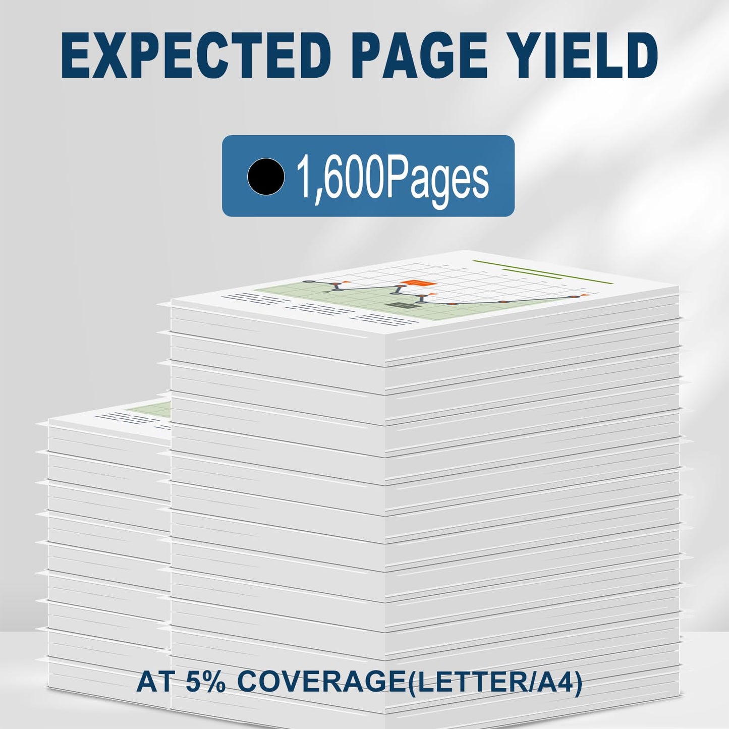 ANKINK compatible HP 85A Black Toner Cartridges, 4 PACK