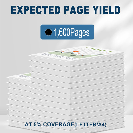 ANKINK compatible HP 85A Black Toner Cartridges, 4 PACK