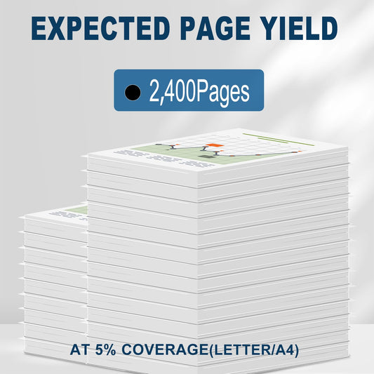 ANKINK compatible Canon CRG 137 Black Toner Cartridges, 2 PACK