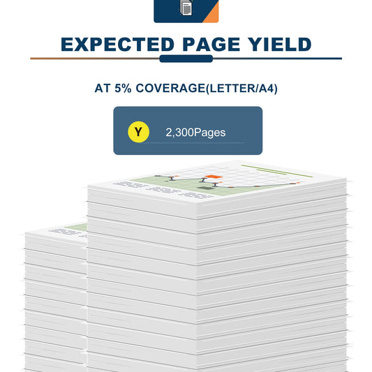 ANKINK compatible Brother TN223 227 223 Yellow Toner Cartridge, 1 PACK