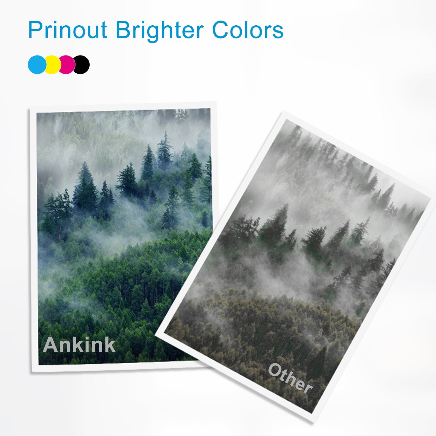 ANKINK Compatible HP 31 32XL Combo Pack Ink Bottle Set(140ML Black /70ML CMY)4 PACK