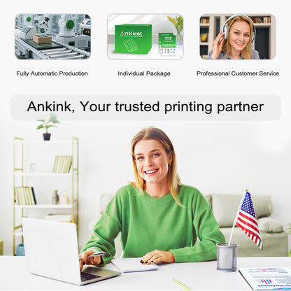 ANKINK Compatible HP 923XL 923e Black Color Combo Pack Ink Cartridges 4 PACK