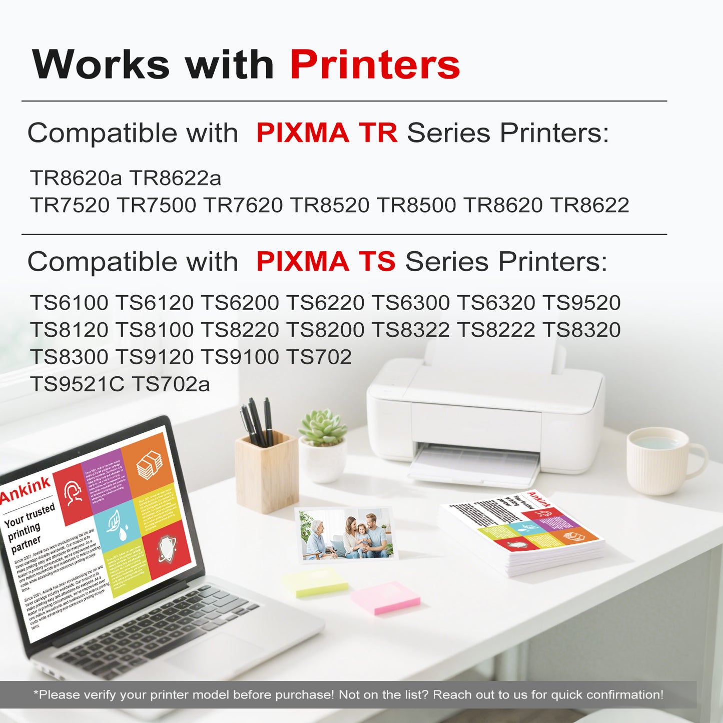 Ankink Compatible Ink Cartridges Replacement for 280XXL 281XXL 10 Pack