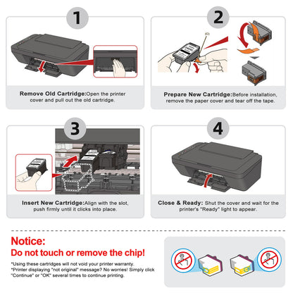 ANKINK 240 Black Ink Cartridges Replacement for Canon 240 240XL PG-240 XL Ink Cartridge,2-Pack