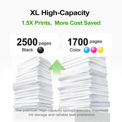 ANKINK Compatible HP 950XL 951XL Black Color Combo Pack Ink Cartridges 4 PACK