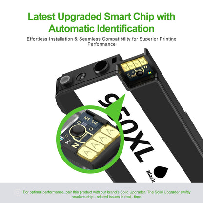 ANKINK Compatible HP 950XL 951XL Black Color Combo Pack Ink Cartridges 4 PACK