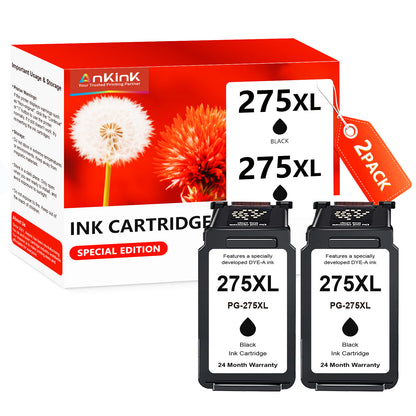 ANKINK Compatible Canon 275XL Black Combo Pack Ink Cartridges 2 PACK