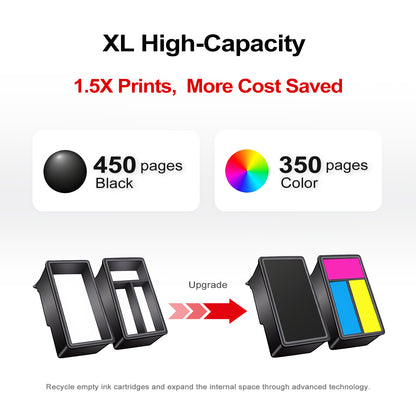 ANKINK Compatible Canon 276XL Color Combo Pack Ink Cartridges 2 PACK