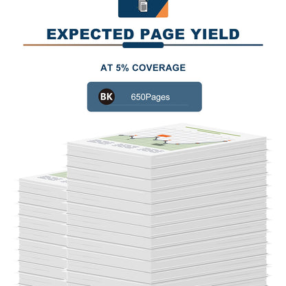 ANKINK Compatible HP 67XL Black Ink Cartridges 2 PACK