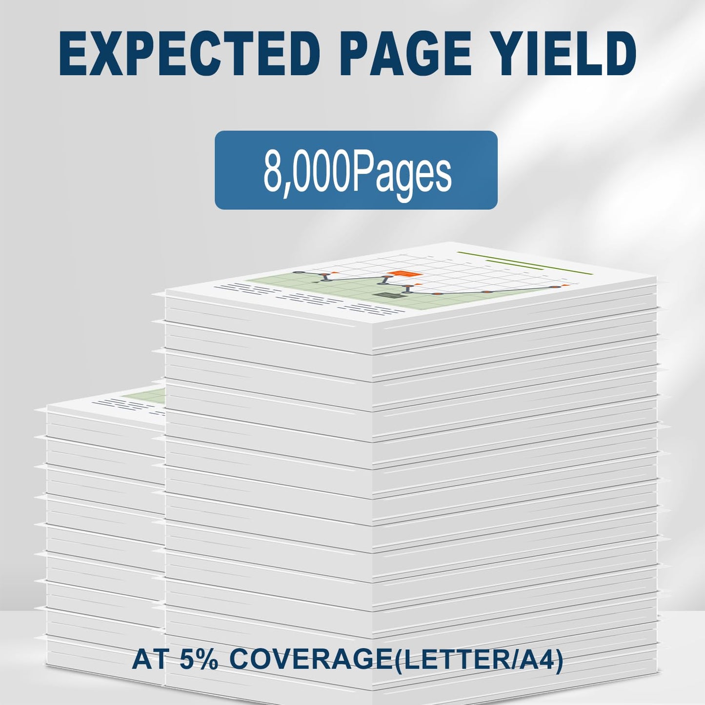 ANKINK compatible Brother TN850 TN820 Black High Yield Toner Cartridge, 2 PACK