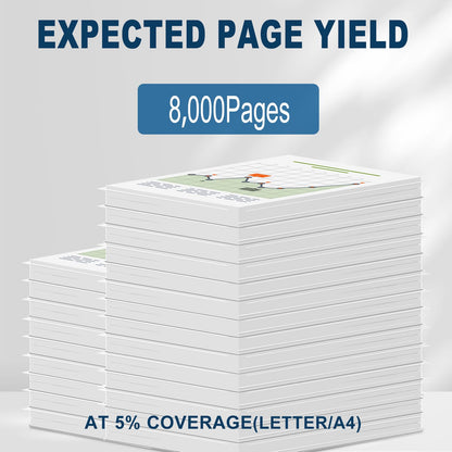 ANKINK compatible Brother TN850 TN820 Black High Yield Toner Cartridge, 2 PACK