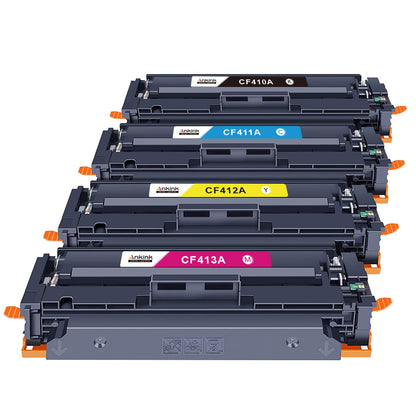 ANKINK compatible HP 410A High Yield Toner Cartridges, 4 PACK