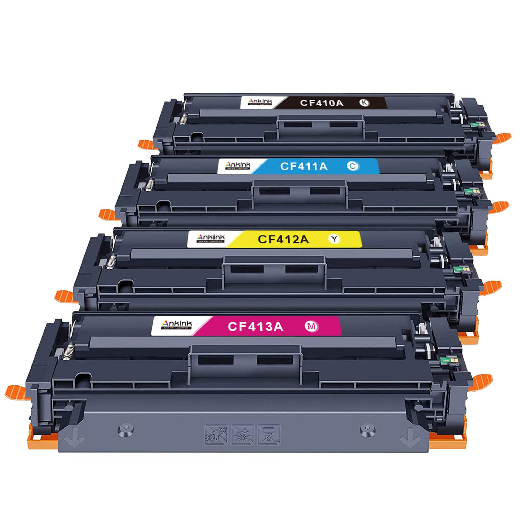 4-Pack High Yield Toner For HP CF410A M477 Series Printers - Black, Cyan, Magenta, Yellow Set