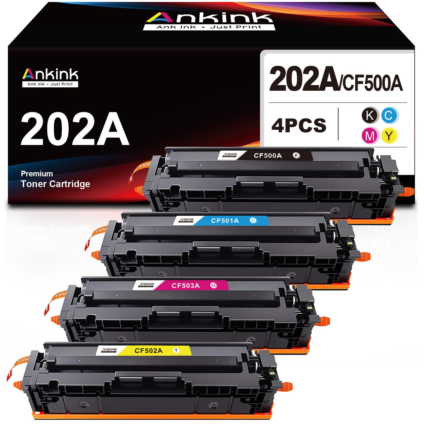 Ankink  Compatible  hp 202 a Black Toner Cartridge 1 pack