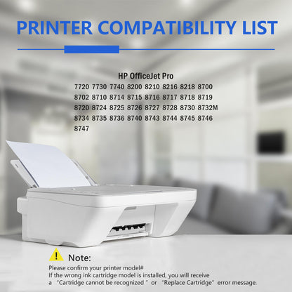 ANKINK Compatible HP 952XL Black Ink Cartridges 2 PACK